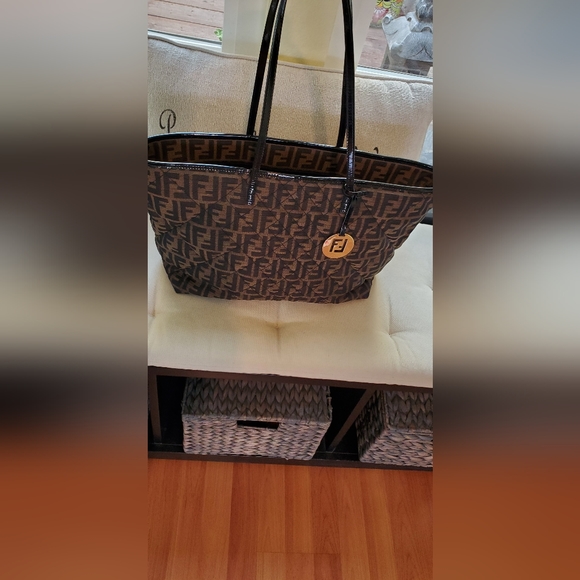 Fendi Zucca Quilted Handbag - Picture 6 of 14